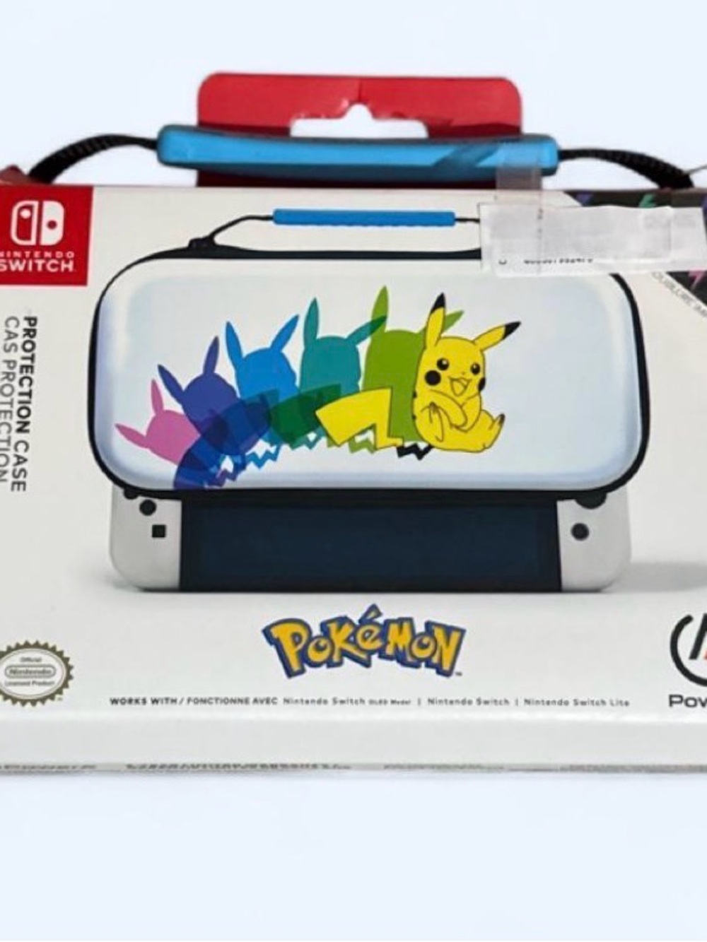Nintendo Multicolor Pikachu Pattern Protective Carry Case